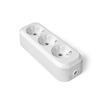 Колодка удлинителя 3-места с/з UNIVersal Колодка удлинителя 3-места с/з UNIVersal